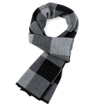 Bufanda Tejida a Cuadros para Hombre - Image 25