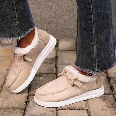 Zapatos Planos de Algodón Cálidos para Mujer - Image 2