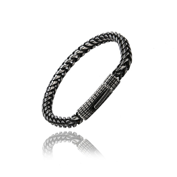 Pulsera Vintage de Acero Inoxidable para Hombre - Image 6