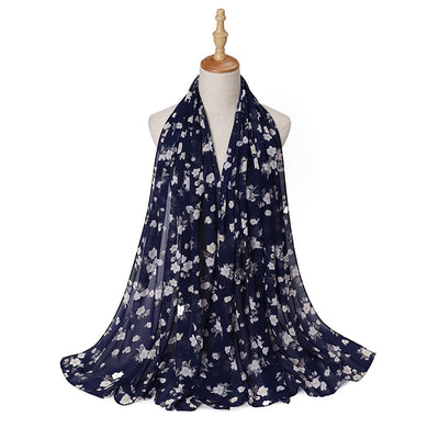 Pañuelo Estampado Chifón Malayo Indonesio para Mujer - Image 11