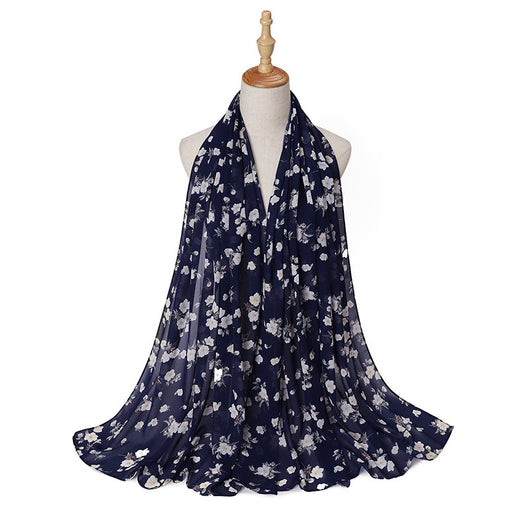 Pañuelo Estampado Chifón Malayo Indonesio para Mujer - Image 11