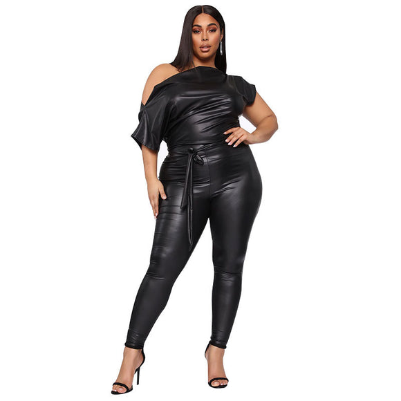 Leggings y Monos Strapless de Cuero