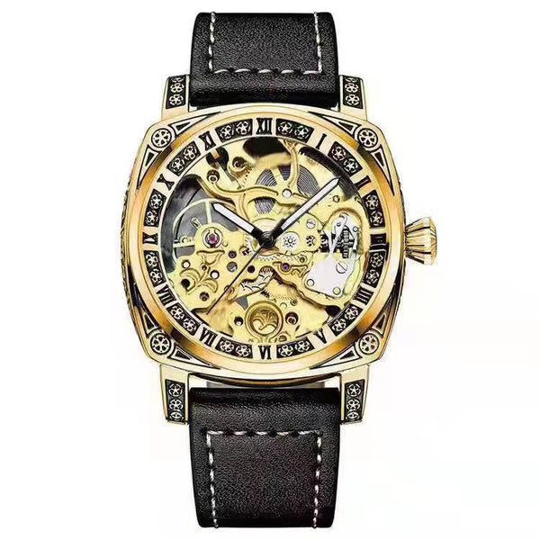 Reloj Mecánico Automático Calavera para Hombre
