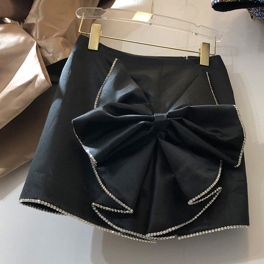Falda de Cadera con Moño Elegante para Mujer - Image 2