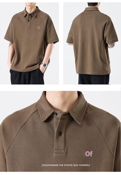 Camiseta Holgada Retro Americana Bordada para Hombre - Image 18