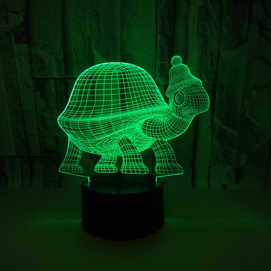 Lámpara 3D Tortuga Luminosa