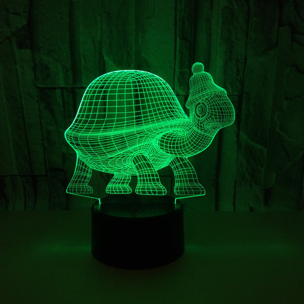Lámpara 3D Tortuga Luminosa