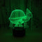 Lámpara 3D Tortuga Luminosa