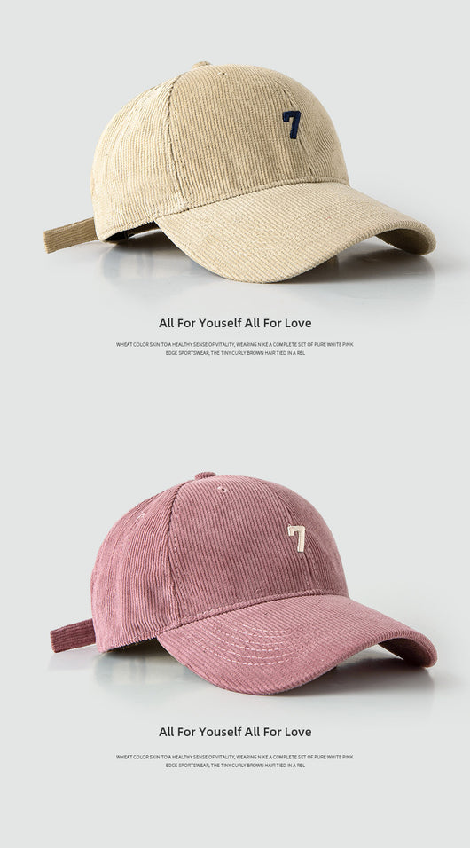 Gorra de Béisbol Pana Ancha Elegante y Versátil para Hombre - Image 15