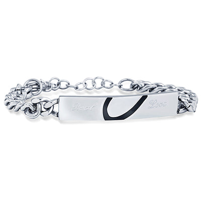 Pulsera de Pareja Puzzle en Acero Titanio Chapado - Diseño Coreano - Image 10
