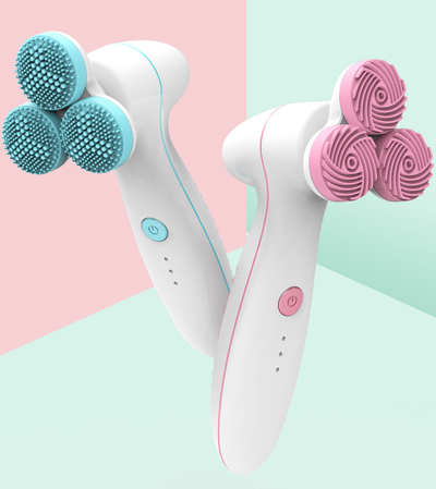 Limpiador Facial 3D de Silicona - Set de 3 Cabezales Redondos - Image 6