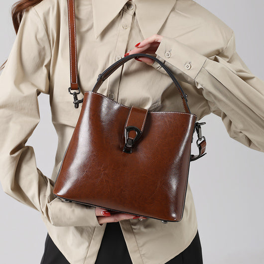 Bolso Bandolera Tipo Cubo para Otoño e Invierno - Bolsa Mensajero Mujer - Image 3
