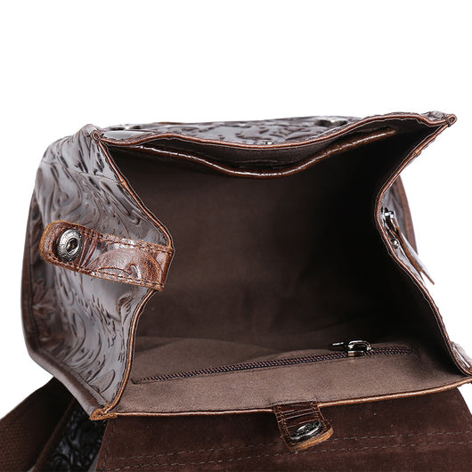 Mochila Vintage con Relieve Embosado - Image 4