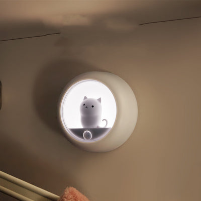 Lámpara Nocturna Inteligente con Sensor de Movimiento - Diseño Gato para Dormitorio - Image 10