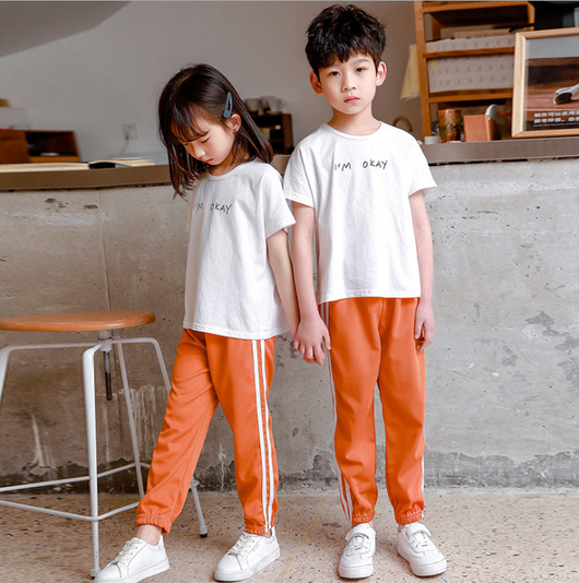 Pantalones deportivos holgados de seda de hielo para niños - Image 13