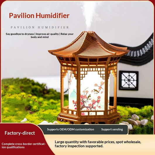 Humidificador Mini Estilo Asiático con Salida de Niebla Ultrasónica para Dormitorio - Image 2
