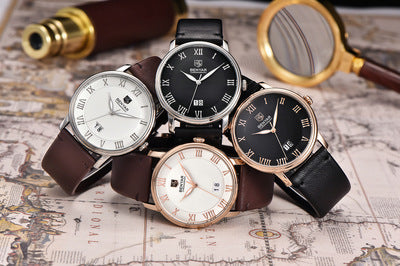Reloj Mecánico con Visor de Mecanismo