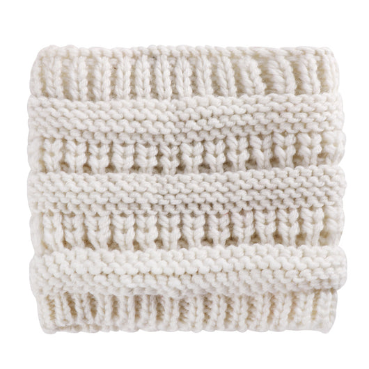 Gorro Tejido con Abertura para Coleta - Beanie Cálido para Invierno - Image 3
