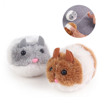 Ratón de Peluche Interactivo con Movimiento para Gatos