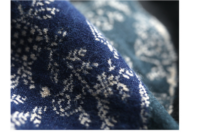 Suéter Largo Artístico de Tejido Jacquard Estilo Folclórico para Mujer - Image 22