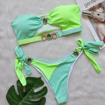 Bikini Deportivo de Cristal con Almohadillas Desmontables y Cierre Ajustable - Image 7