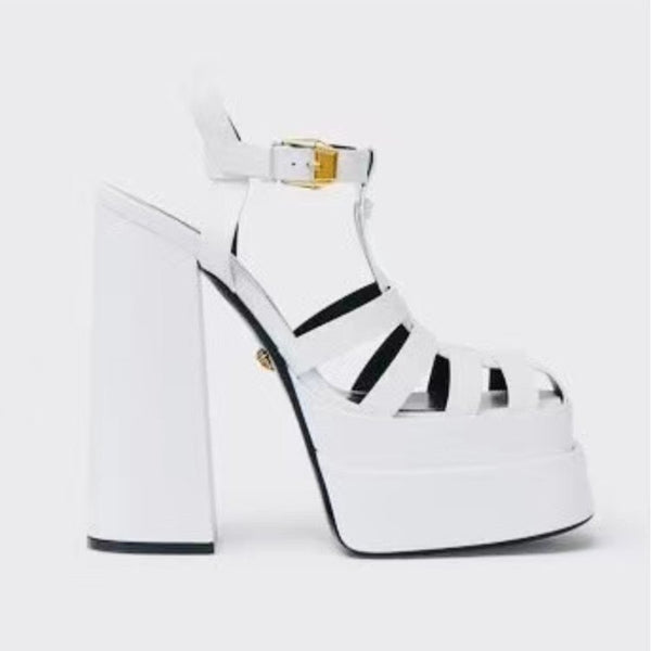 Sandalias Romanas Trenzadas de Tacón Alto para Mujer - Image 6