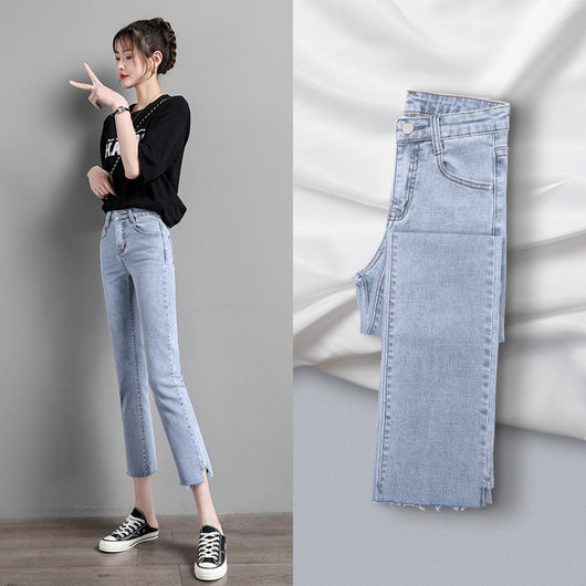 Pantalones Slim Cintura Alta para Mujer - Corte Cigarrillo - Image 2