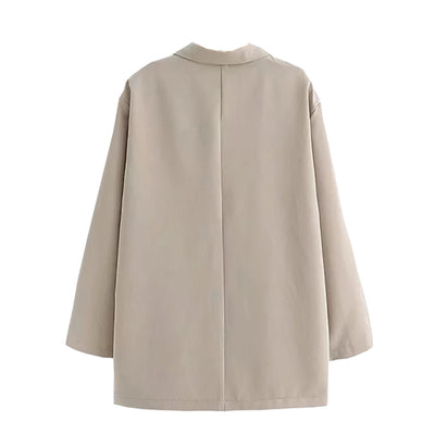 Blazer Suelto de Un Botón - Chaqueta Casual Versátil y Moderna - Image 7