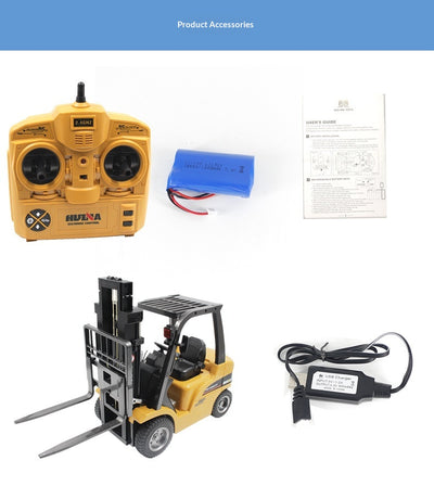 Montacargas de Aleación con Control Remoto Inalámbrico - Vehículo de Ingeniería - Image 10