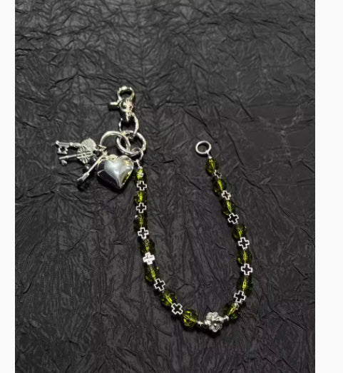 Cadena de Cintura Dorada Artesanal con Cuentas - Image 3