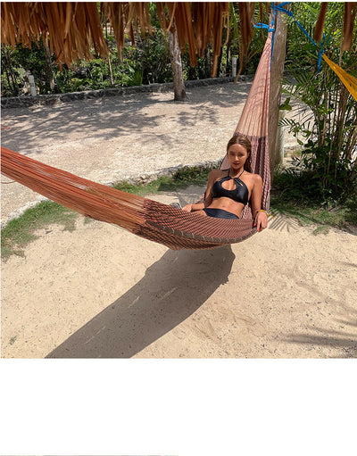 Bikini Triangular Realzador para Playa - Traje de Baño Divisible Vacacional - Image 8