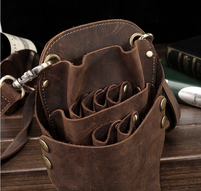 Bolsa de Cintura para Peluquería en Cuero Personalizado - Image 13