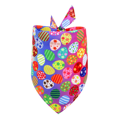 Pañoleta Triangular Festiva para Mascotas - Diseño Pascua - Image 10
