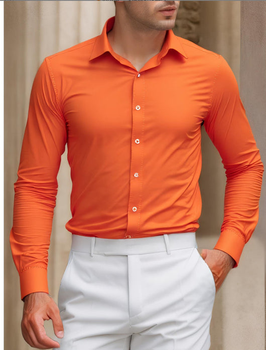 Camisa Casual de Manga Larga Antiedad para Hombre - Verano - Image 12