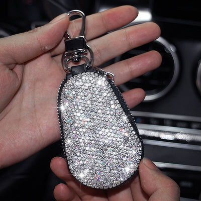 Funda para Llaves de Auto en Cuero con Detalles de Strass - Image 11