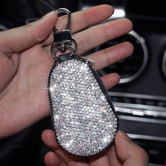 Funda para Llaves de Auto en Cuero con Detalles de Strass - Image 11