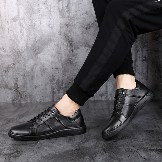 Zapatos Casuales de Cuero Transpirable para Hombre - Image 4