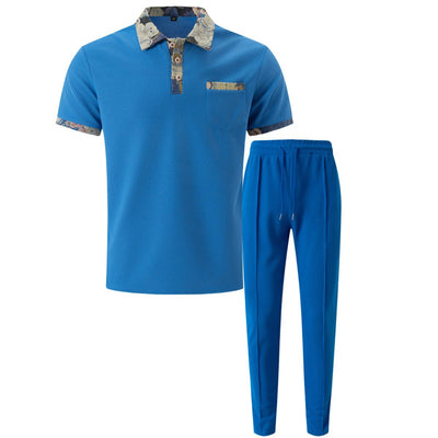 Traje Corto Ejecutivo con Solapa Texturizada y Detalles en Contraste - Image 11