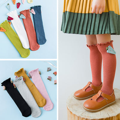 Calcetines Infantiles con Diseño de Niña Kawaii