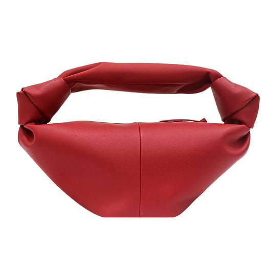 Bolso de Cuero Suave Nube Multicolor - Cartera Dumpling para Mujer - Image 3