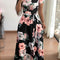Vestido Swing de Manga Corta con Estampado Floral Estilo Europeo para Otoño
