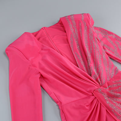 Jumpsuit Elegante Escotado con Lentejuelas y Strass - Image 12