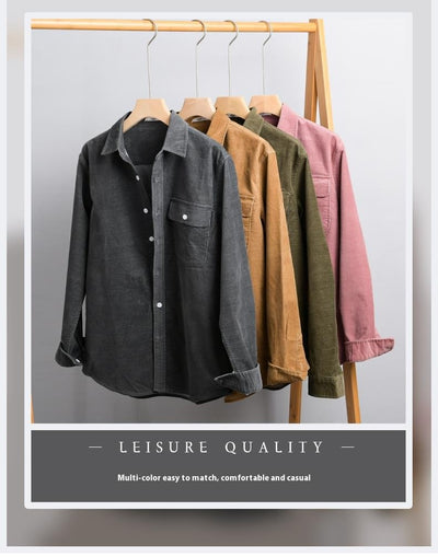 Camisa Suelta de Manga Larga para Hombre - Image 14