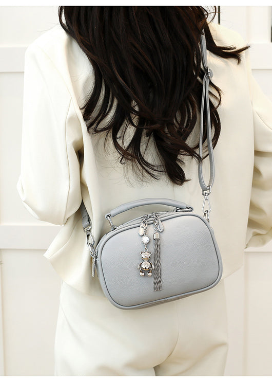 Bolso Cuadrado Pequeño con Costura Decorativa para Mujer - Image 16