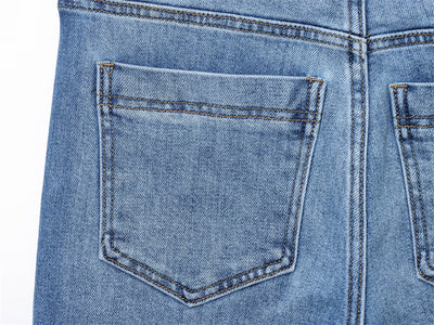 Jeans Cintura Alta con Detalles de Moda Europea y Americana - Image 11