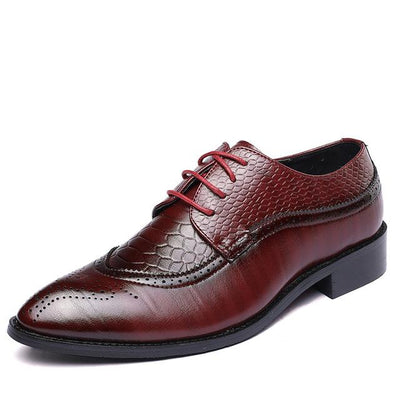 Zapatos Oxford de Cuero para Hombre - Mocasines Elegantes con Cordones - Image 11
