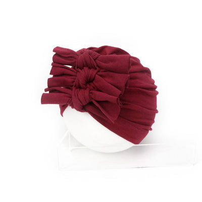 Gorro para bebé con lazo plisado - Image 17
