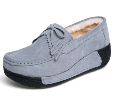Zapatos Casuales de Cuero con Cordones y Suela Gruesa para Mujer - Image 37