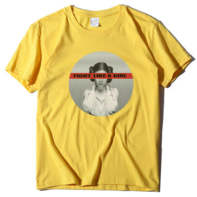 Camiseta Feminista Casual Estampada de Manga Corta para Verano - Image 7