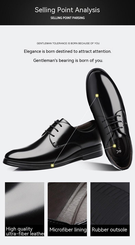 Zapatos de Cuero Formal para Hombre - Estilo Ejecutivo Versátil - Image 15
